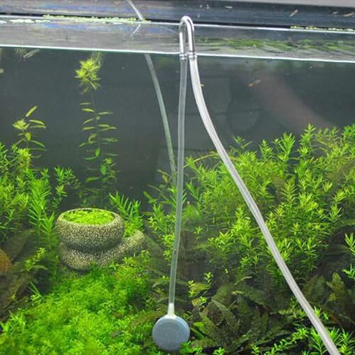 Silver Aquarium Airline Tubing Stainless Steel Connectors U Shape Fish for Tank Air Tube Metal Pipe for 4mm I.D. Air Line Hose Aquarium Pumps and Filters