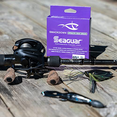 Seaguar Smackdown High Visibility Braided Fishing Line, Flash Green, Multiple Sizes - size: 40lbs/300yds