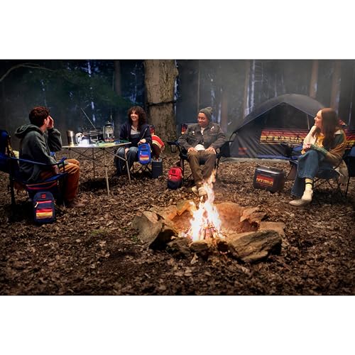 Coleman Stranger Things Outdoor Gear Collection, Limited Edition Stranger Things & Coleman Upside Down Camping Assortment, Cooler/Chair/Tent/Sleeping Bag - style: Soft Cooler (Red Fade)