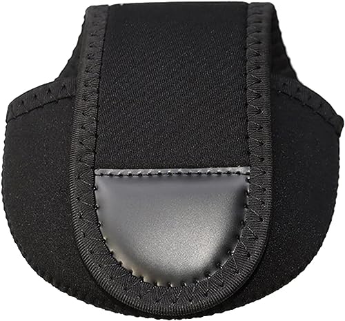 1pc Black Fishing Reel Cover-Spinning/Baitcasting Reel-Slimplicty Fashionable Case Bag Protective Pouch Storage Cover Bag For 100 150 Series Baitcaster Fishing Reel Bags Storage,Reels and Accessories