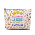 Craft Makeup Bag, Craft Gifts For Women, Crafter Makeup Pouch, Crafter Travel Toiletry Bag With Zipper, Birthday Gifts For Mom Sister, Travel Toiletry Bag - color: Craft