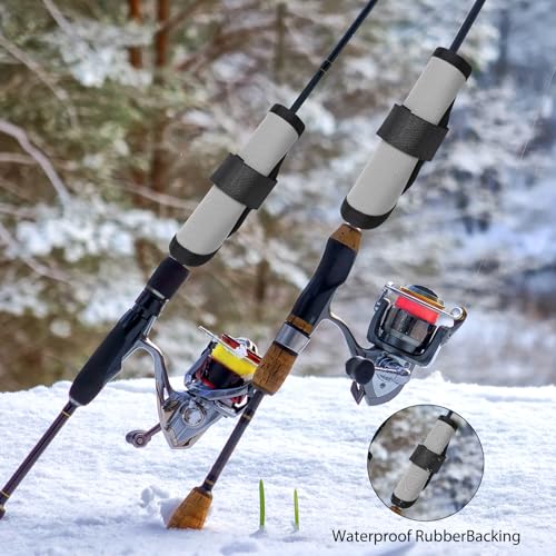 8 Pack Fishing Lure Covers，Lure Wraps for Fishing Rod，Fishing Hook Bait Covers - color: Light Gray