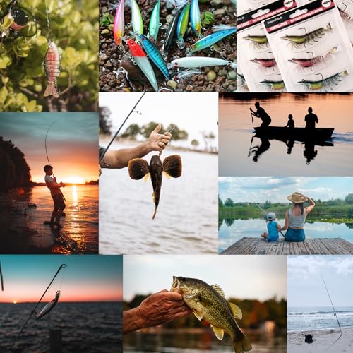 EXAURAFELIS Suspending Jerkbaits California Surf Fishing Lures Fishing Gear Minnow Lure swimbaits Minnow Lure Baits Kit Topwater Baits Swimbait for Bass Trout Pike Catfish FishingPlug Freshwater
