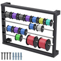 Kipika Portable Wire Spool Rack - Heavy-Duty Steel Cable Dispenser with 4 Adjustable Rods, Spool Rack Holder for Efficient Storage & Dispensing (B: Wall-mounted Wire Spool Holder (4 Rods)) - color: B: Wall-mounted Wire Spool Holder (4 Rods)