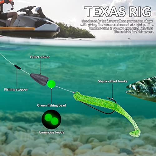 THKFISH Fishing Weights Sinkers Set, 28PCS Fishing Sinker Drop Shot Weights Kit,Drop Shot Rig Wacky Hooks for Saltwater Freshwater Bass Fishing - size: F-123pcs-Tackle Kit