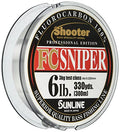 SUNLINE Fluorocarbon Line Shooter, Sniper, Natural Clear - style: 300m / 6lb