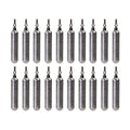 Croch Drop Shot Weights Hand Poured Size 1/8 1/4 3/8 (20 per Pack) - size: 3/8OZ