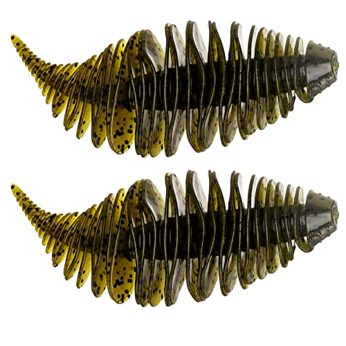 THKFISH Soft Swimbait 5/6 PCS or 15/18 PCS Soft Plastic Fishing Lures Bass Lures Swim Baits Lures for Bass Fishing Worms for Bass - color: color7#, size: 3.15in-6pcs