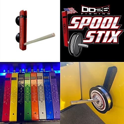 DD26 Fishing Spool Stix Fishing Line Spooling Tool - color: Yellow