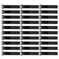 YiwerDer [30 Pack] 8 Inch Hook and Loop Straps Reusable Fastening Cable Strap, Durable Self Adhesive Cable Ties to Keep Your Place from Tangled Messes of Cord - style: 8" x 0.6Inch