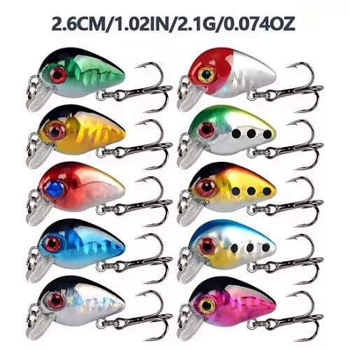 56pcs/Set Lot Mixed Bionic Fishing Lures Minnow Hard Artificial Bait Crankbait
