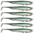 Dr.Fish Paddle Tail Swimbaits, Soft Fishing Lures for Bass Fishing 2.75-4.75 Inches, Freshwater & Saltwater Soft Plastic Baits Swim Shad Bait Minnow Lures Drop Shot - color: Watermelon, size: 2.7"-6 Pack