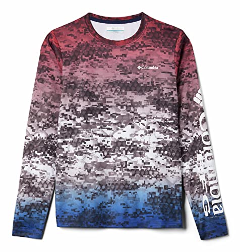 Columbia Super Terminal Tackle Long Sleeve - color: Americana Digi Camo Fade, size: Medium