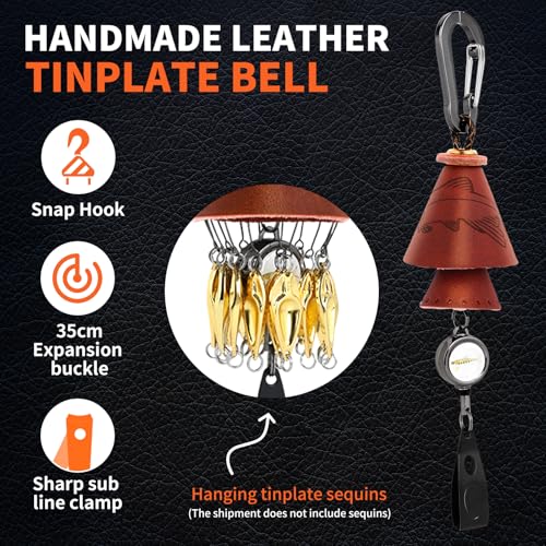Fishing Decor Backpack Car Hanging Charm, Hanging Fish Chime,Handicraft Gift for Fishing Friends Enthusiasts Multi-Functional Lure Gear - style: Aluminum