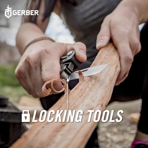 Gerber Gear Truss 17-in-1 EDC Needle Nose Pliers Multi tool - includes Pocket Knife, Screwdriver, and Bottle Opener Accessories - Gifts for Men, Fishing and Camping Gear - Gray with Standard Sheath - style: Gray Standard Sheath