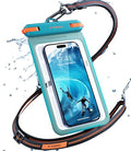 TORRAS IPX8 Waterproof Phone Pouch Floating, Underwater Screen Touchable, Water Proof Case with Lanyard for iPhone 17 Pro Max 16 S26, Cellphone Dry Bag Cruise Essentials 7.0 inch, Glacier Sprint - color: 1 Pack-Glacier Sprint