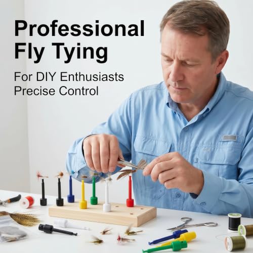 24pcs Hackle Pliers for Fly Tying Plastic Fly Hook Hackle Pliers Fishing Lures test hook Or Hooks Display