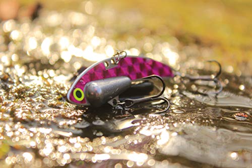 SteelShad - Heavy Series 1/2 oz. Bass Fishing Lures - Lipless Crankbait for Freshwater Fishing - Perfect for Smallmouth & Largemouth Bass, Walleye, Pike & Trout - Heavy Series - color: Purple