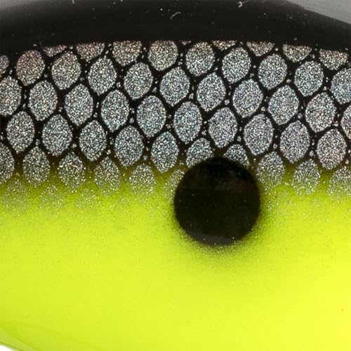 Strike King (HC3XDE-432) 3XD Elite Fishing Lure, Deep Diving Crankbait, 2-Inches, 7/16-Ounce, Dives to 10-Feet, Rattle Chambers, Size 4 Mustad Triple Grip Hooks, Chartreuse Baitfish