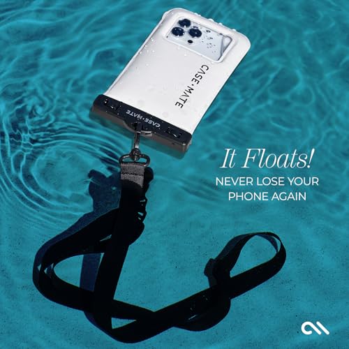 Case-Mate IP68 Waterproof Phone Pouch - Sand Dollar | Touchscreen Floating Waterproof Phone Case with Crossbody Lanyard - Fits All Phones - Beach Cruise Ship Travel Essentials - color: Sand Dollar