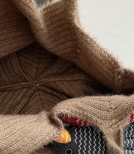 Knitted Beach Shoulder Bag for Women 3D Fish Bohemian Tote Versatile Purse Soft Hobo Handbag for Summer Vacation 2026 - color: E Beige