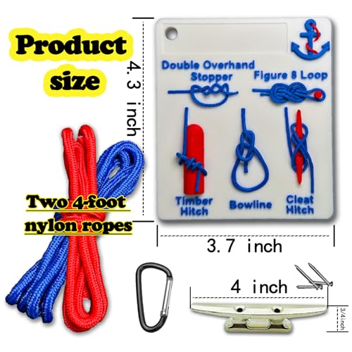 NFC Sailboat Knot 3D Card Nautical Knot Tying Kit for Boaters and Sailors，Sailing Knots Practice kit，Knot Tying Practice kit，Rope Tying kit，Write Your Name.