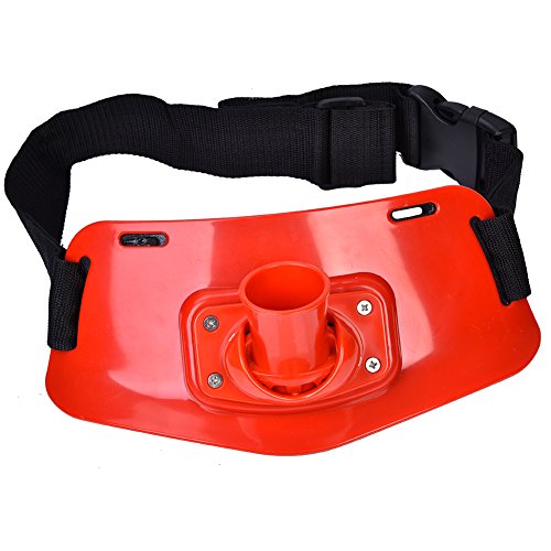 Fishing Rod Holder Belt, Adjustable Waist Gimbal Support, Waist Fishing Belt for Saltwater Freshwater Boat Fishing Enthusiasts