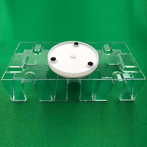 Yuanhe 9 Deck Revolving Rotating Canasta Playing Card Tray