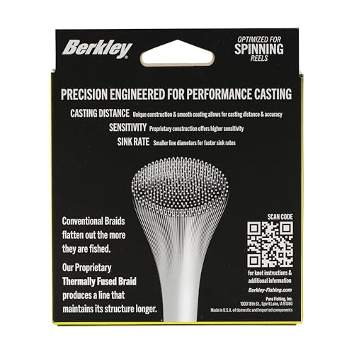 Berkley Forward Braid Fishing Line - color: Flame Green, size: 10 lb - 150 yd
