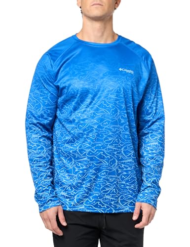 Columbia Men's Super Terminal Tackle PFG Super Fade II - color: Vivid Blue Saltwater Fade/Tt Ssf, size: XX-Large