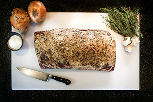 Big 30 x 18 Plastic Cutting Board - 3/4 Inch Thick for Meat, Game and Fish - Commercial Grade HDPP Poly with NSF Stamp, Weighs 13 Pounds, White - color: White, size: 30"L x 18"W