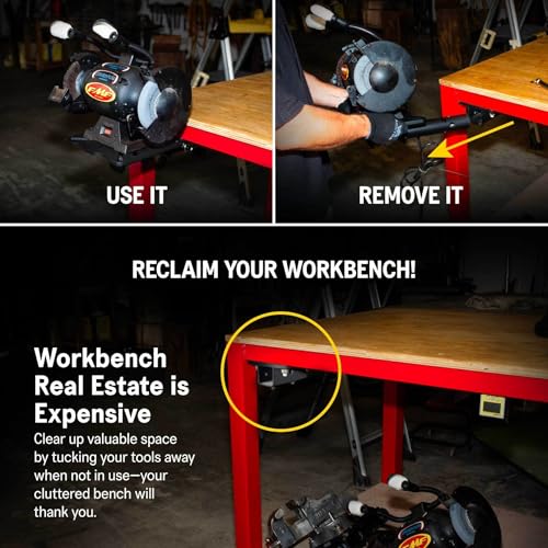 SST® Roto-Mount – 360° Rotating Bench Mount for Vises, Grinders & Notchers – Quick-Release Tool System – Grade 8 Hardware, DOM Tubing & Laser-Cut Steel – Weather & Corrosion Resistant - style: Roto-Mount