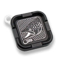 Cling Fishing Products Mag Grab® Mini – Compact Magnetic Fly Holder/Fly Patch & Organizer for Fly Fishing Vest, hat, Waders and Fishing Packs (Brown Town, Black) - color: Black, style: Brown Town