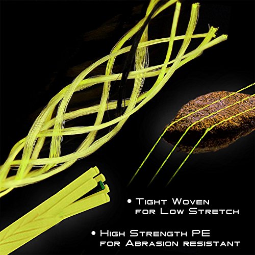 M MAXIMUMCATCH Maxcatch Braided Fly Line Backing for Fly Fishing 20/30lb(White, Yellow, Orange, Black&White, Black&Yellow, Blue, Pink, Green, Purple) - color: Pink, size: 20lb,100yards
