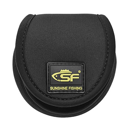 SF Fly Fishing Reel Cover Case Pouch or Fly Reel Black Fit 3/4 wt - size: 3/4wt