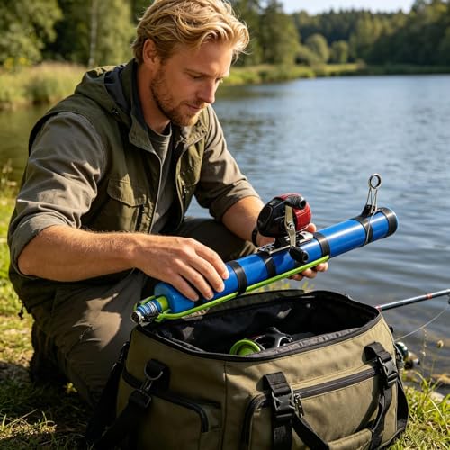Catapult Fishing Rod, Portable Handheld Fishing Rod Kit, 2026 Upgrade Compact Sling Shot Fishing Reel, Compact Casting Fishing Set with Reel & Accessories - size: C