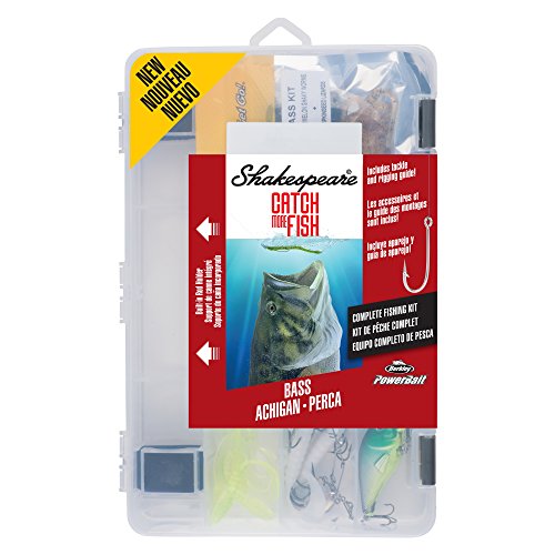 Shakespeare Catch More Fish Fishing Tackle Kit - color: Bass, style: Old Model
