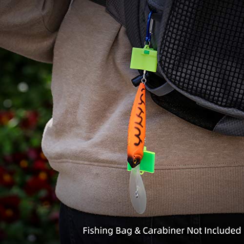 RUNCL Treble Hooks Covers Fishing Hooks Protector Treble Hook Safety Cap Hook Bonnets for Fishing Lures - Spring Design, Hollow Construction, Tangles Free, Fishing Hook Caps - color: Medium (40pcs for 2#, 1#, 1/0, 2/0 Treble Hooks)