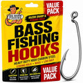 Worm Hooks for Bass Fishing- Texas Rig - Ewg