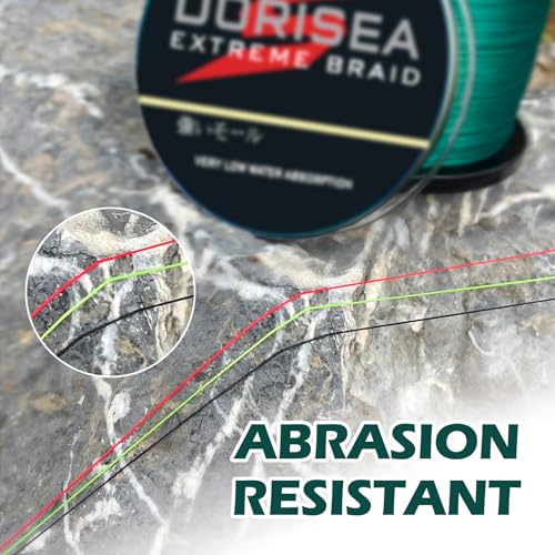 Extreme Braid 100% Pe Grey Braided Fishing Line 109Yards-2187Yards 6-550Lb Test Fishing Wire Fishing String-Abrasion Resistant Incredible Superline - size: 100m/109Yards 250lb/0.80mm(8Strands)