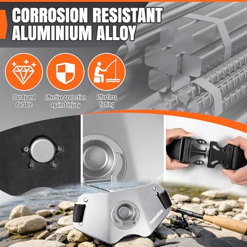 Fishing Belt Adjustable Belt Aluminum Protective plate Padded Waist Support for Fighting - color: Silver