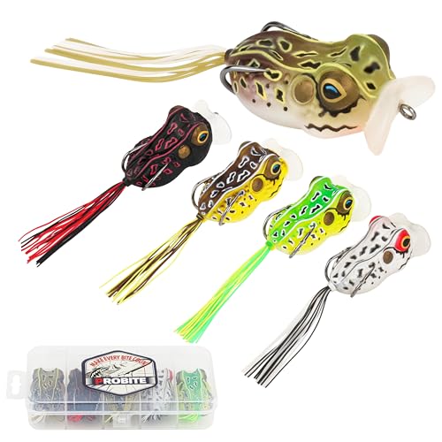 Soft Frog Lures, Topwater Swimbaits for Bass Fishing, Realistic PVC Design, Weedless Hooks, Perfect for Freshwater & Saltwater, Effective Fishing Lures for Pike & Snakehead - style: 5pcs-style C