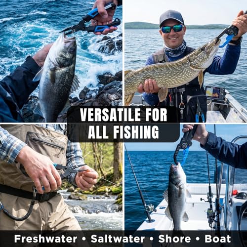 PLUSINNO Fishing Gear- Fishing Rod and Reel Combos, Fishing Backpack, Fishing Net, Fishing Bag with Rod Holders and Tackle Box for Freshwater/Saltwater, Fishing Gifts for Men - style: Black Backpack Tools With Rod&net