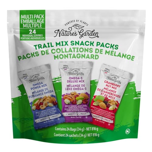 Nature's Garden Healthy Trail Mix Snack Pack (28.8 oz) - size: 1.2 Ounce (Pack of 24)