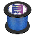 RIKIMARU Braided Fishing Line Abrasion Resistant Superline Zero Stretch&Low Memory Extra Thin Diameter 327-1094 Yds, 4-180LB - color: Ocean Blue, size: 327 Yds/0.60mm(8 Strands)/150LB