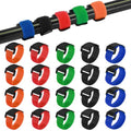 20Pcs Fishing Rod Belt Straps & Tackle Ties,Fishing Rod Holder Strap Angler's Accessory for Organizing and Protecting Fishing Rods Fit for Casting/Spinning/Fly Rods
