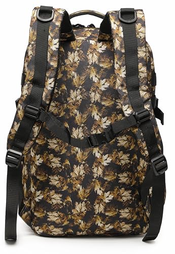 Wotony Tactical Backpack - Military waterproof backpack with multiple pockets and tactical gear for the outdoors (Yellow Maple Leaf, 25L) - color: Yellow Maple Leaf, size: 25L