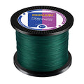 RIKIMARU Braided Fishing Line Abrasion Resistant Superline Zero Stretch&Low Memory Extra Thin Diameter 327-1094 Yds, 4-180LB - color: Moss Green, size: 327 Yds/0.12mm/15LB