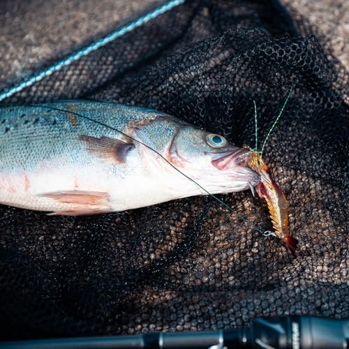 Goture Shrimp Lures,Soft Shrimp Fishing Lures for Freshwater Saltwater,Luminous Shrimp Bait Set with Sharp Hook and Swivel for Trout Bass Salmon Crappie,5 Color Saltwater Fishing Lures