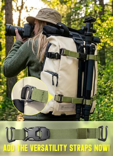 Molle Tactical Backpack Straps 24" Adjustable, Rush Tier System Molle Accessories for Military Assault Backpack Army Rucksack Attachment Nylon Compression Tie Down Strap for Tripod Gear, Sleeping Bag - color: Army Green 4Packs, style: Style B
